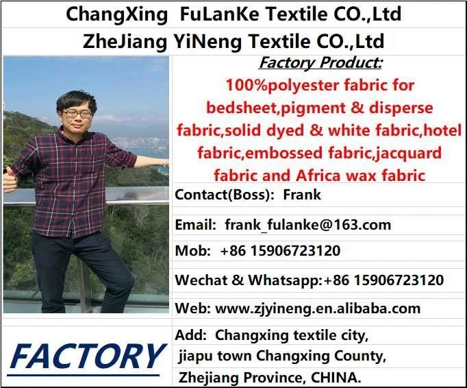 Professional Manufacturer Brushed Twill Solid Yarn Dyed Fabric100% Polyester Dyed Fabric