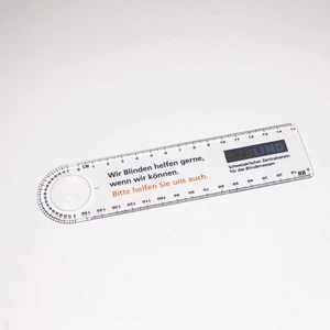 promotional gift custom logo plastic ruler