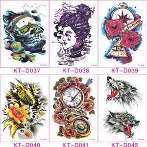Promotional hot selling water transfer sticker tattoo