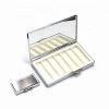 Promotional wholesale mini weekly 7 day metal pocket pill box pill storage case