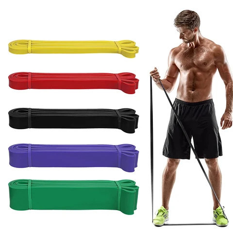 Buy Pull Up Fitness Shadow Boxing Exercise Neon Long Latex Resistance ...