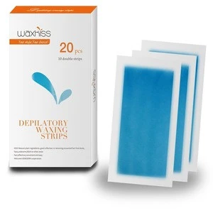 Ready to use Large size PP laminated hair removal cold wax strips