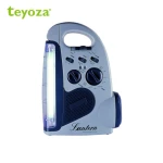 Rechargeable emergency lantern with rotatable lighting box multi-function emergency light