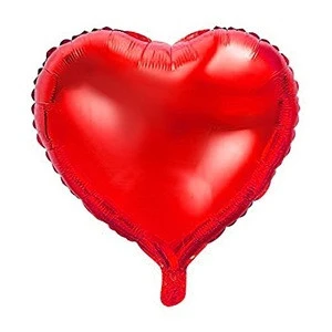 Red Heart Foil Mylar Balloons Valentines Day Wedding Engagement Bridal Shower Favors Love Helium Metallic Balloons