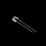 Red Through Hole LED Diode 630nm 625nm 620nm dip led diode 5mm straw hat cap LED