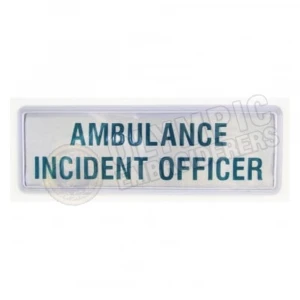 Reflective Sew-On Badge Ambulance