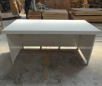 restaurant  wooden banquet buffet table