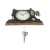 Import Retro Metal Pendulum Home decor accent Wall Clock from China