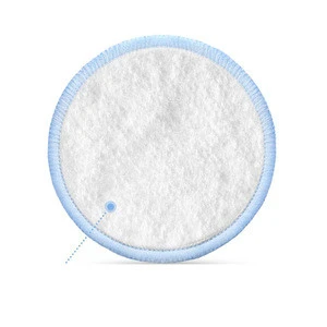 Reusable Bamboo Cotton Face Make Up Remover Pads Washable Makeup Remover Pads with Konjac Sponge