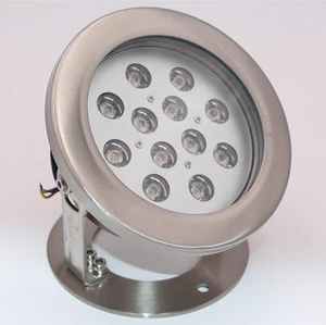 RGB color LED Underwater Light IP68 Waterproof LED Swimming Pool Light for outdoor project