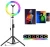 Import RGB LED Ring Light Phone Holder Photography Fill Light Dimmable RGB Selfie Set LED Ring Light Remote For Photo Video from China
