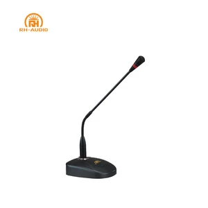 RH-AUDIO Desktop Paging Microphone with 2 Chime Tone for Public Audio System