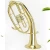 Import Roffee Musical Brasswind Instrument Gold Lacquer Bb Key Brass Baritone Trumpet from China