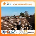 Roof mount dual-axis solar tracker solar tracking system 10kw