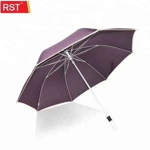 RST high quality promotional advertising golf clubs aluminium shaft and frame custom umbrella with long handle