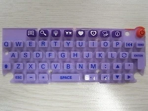 Rubber keypad for electronic dictionary