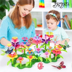 Safe and non-toxic flower garden building toys baby educational toys