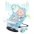 Import safety portable 2 in1 baby fitness piano swing baby rocking chair with hanging toy from China
