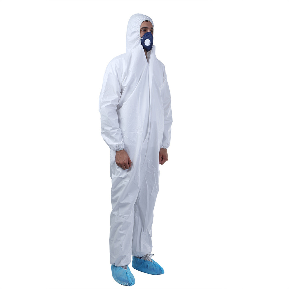 Safety Protective Clothing Food Industry Painting Type 5 6 Disposable Microporous Coverall