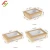 Import Salad cardboard box with window,take out fruit containers,takeaway food disposable kraft paper boxes from China