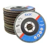 SATC Premium 4-1/2&#39;&#39; Flexible Alumina Flap Disc Extra Power Grinding Wheel for Steel Alloy