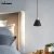 Savia Indoor Led Suspension Pendant Light Leather Shade Aluminum Ceiling Hanging Lamp For Home Decor Lighting