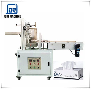 Semi Automatic folding box sealing machine hot melt glue labeling machine