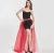 Import Sexy Solid Color High Waist Bifurcate Woman Skirt Custom Summer Long Maxi Pleated Ladier Skirt from China