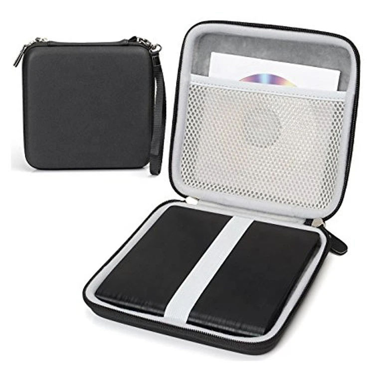 Shockproof Decorative Portable Lightweight Eva Shell Storage Player Pu Cd Case for cd Dvd