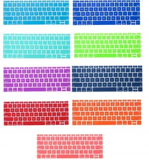 Silicone Laptop Keyboard Protective Protector Film Covers Cover for Apple Macbook Air Pro