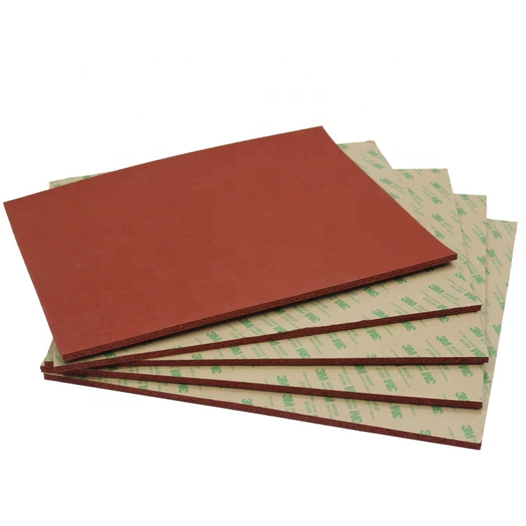 Silicone Sponge Rubber Sheet With 3m Glue Adhesive from Hitex Composite