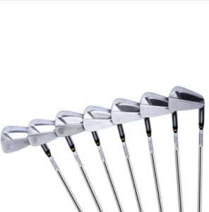 Silver Factory Custom Golf Club 7 Iron whole soft Iron forging special gold plating