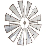 Silver Windmill Metal Wall Decor Farmhouse decor