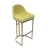 Import Simple brushed brass leisure high chair stool bar club tea shop gold bar chair  stainless steel bar chair from China