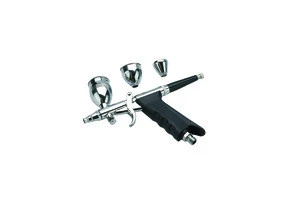 Single-action gravity type versatile precision airbrush with top feed