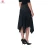 Import Slanna sext style fashion design bodycon satin skirt with asymmetrical fish cut ruffles for sexy women skirt from China