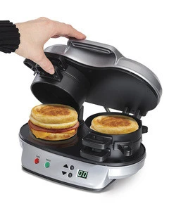 Small Electric Hamburger grill Dual Breakfast Sandwich Maker Electric Burger Maker Grill Toaster