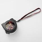 Small Plastic Tape Measure 5 Meter Portable Sublimation Tire Keychain Blank Tape Measure