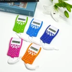 Small Portable Standard Calculator 8 Digit Handheld Desktop Calculator with Large LCD Display and Sensitive Button hanging rope