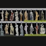 Small Stone Carvings and Sculpture Marble Garden Statues For Park Decoration