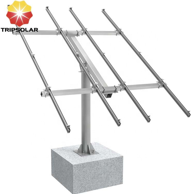 Buy Solar Panel Pole Ground Mount System from Xiamen Trip Solar ...