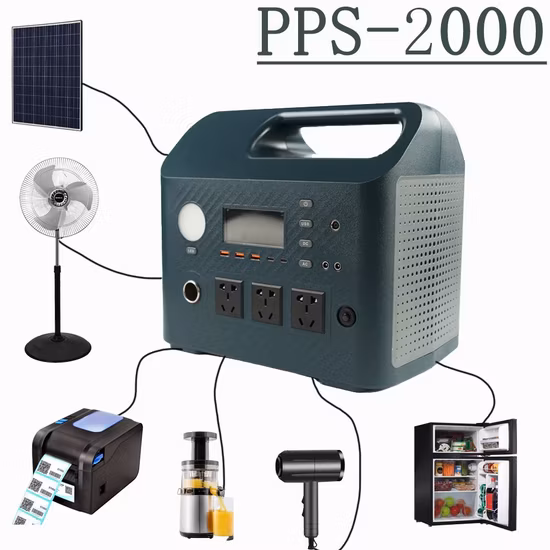 2000W 2kw Portable Power Station LiFePO4 Battery for Heavy Load Backup Power