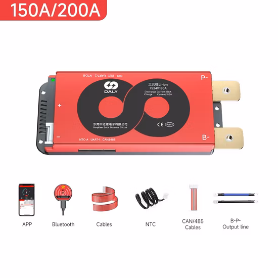 Daly Lithium Ion Smart 7s 24V 200A BMS