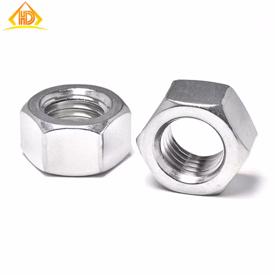Stainless Steel B8 B8m Hexagonal Nut for Oil and Gas