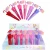 Import Sparkling Rainbow Love pearlized effect flavor lip gloss have umbrella shaped lipgloss makeup packaging from China