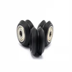 Spot supply POM 3D Printer D/V/H pulley wheels with bearings plastic Acrylic Stainless steel wheel