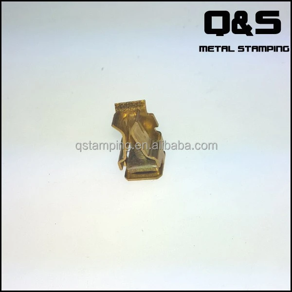 spring electrical brass contact,punching copper conductive sheet