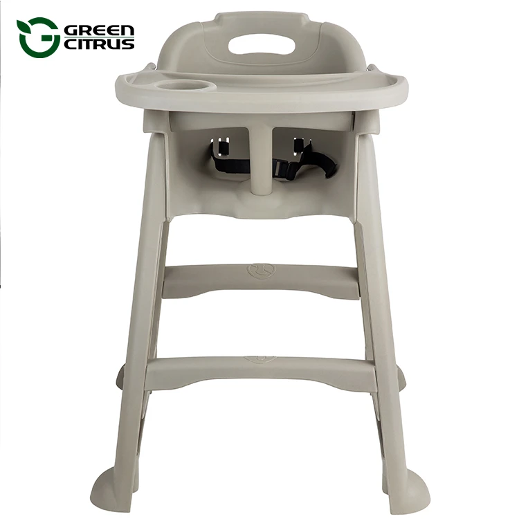 Stacking Safety Kids Dining Chair Baby High Chair With Wheel