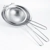 Stainless Steel Flour Sifter Sieve Stainless Steel Fine Mesh Strainer Colander Wire Mesh Oil Filter Strainer With Handle
