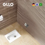 Stainless steel infrared sensor flush valve with push button